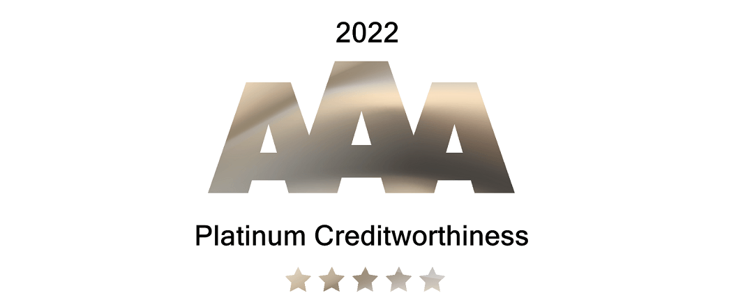 Informatika once again achieved Platinum Creditworhiness status of credit rating excellence in Slovenia